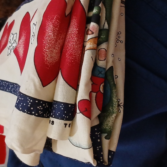 Snowman fabric sewn border Dianne Marcum - Picture 7 of 7